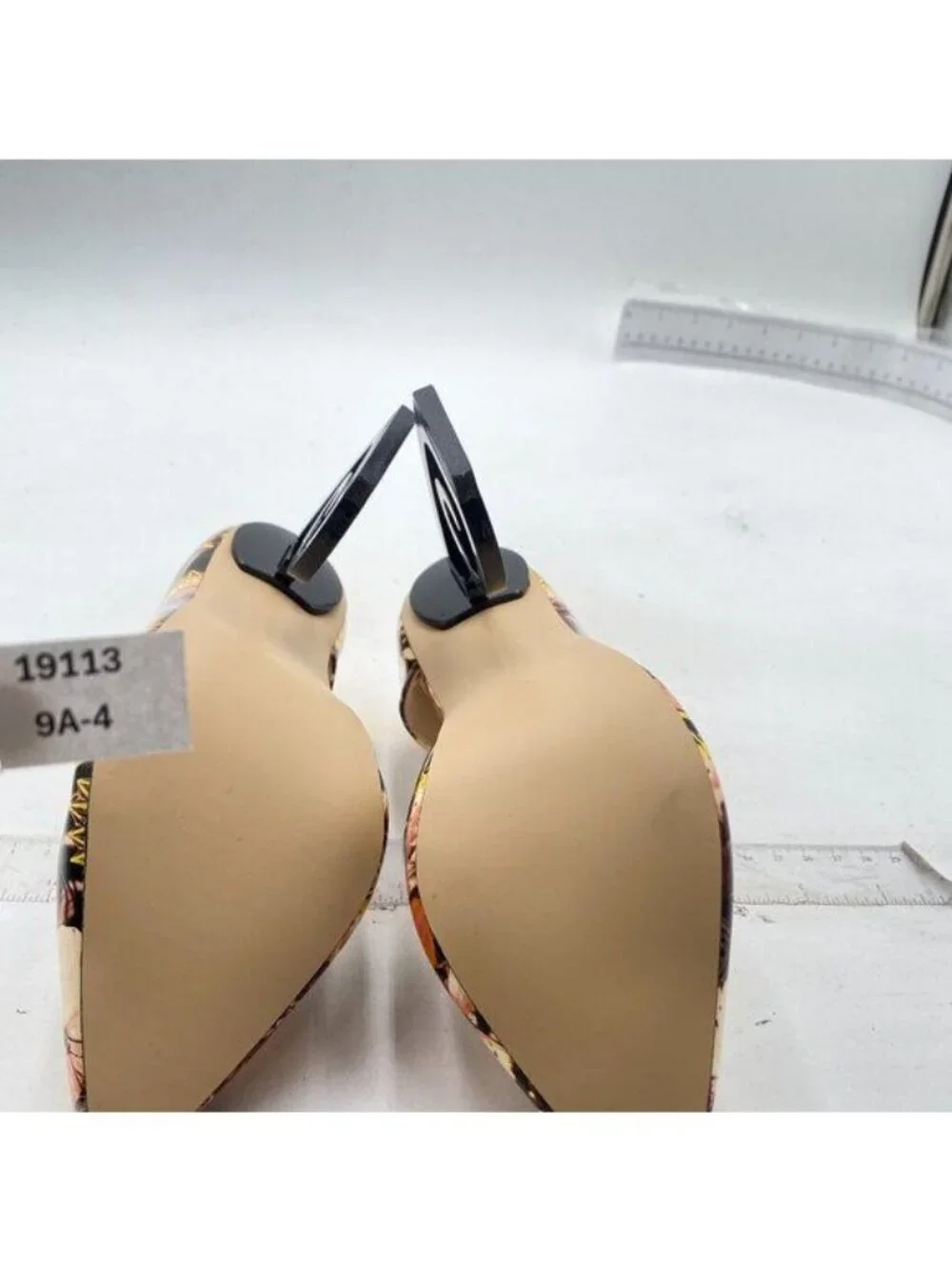 FSJ Comfort Pointed Toe Pumps for Women Black High Heel Butterfly Shoes